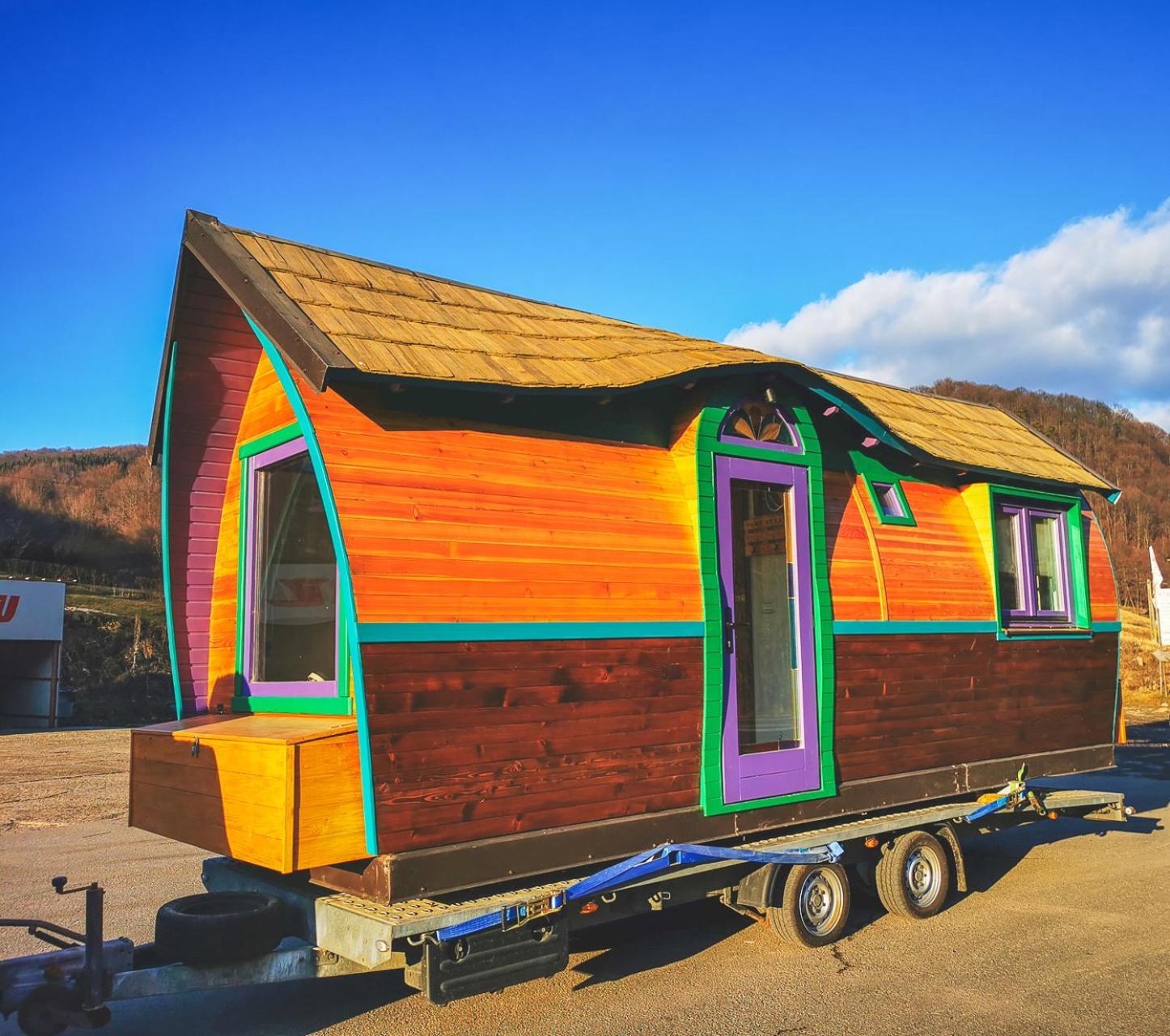 Central Tiny Houses Bukares Bagian luar foto